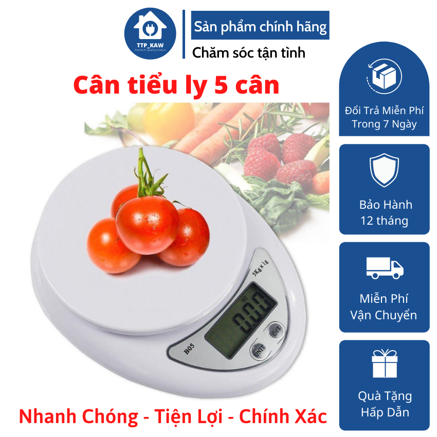 Cân điện tử - Cân tiểu ly (dải cân 3kg - 0.1g) siêu chính xác - màu bạc ...