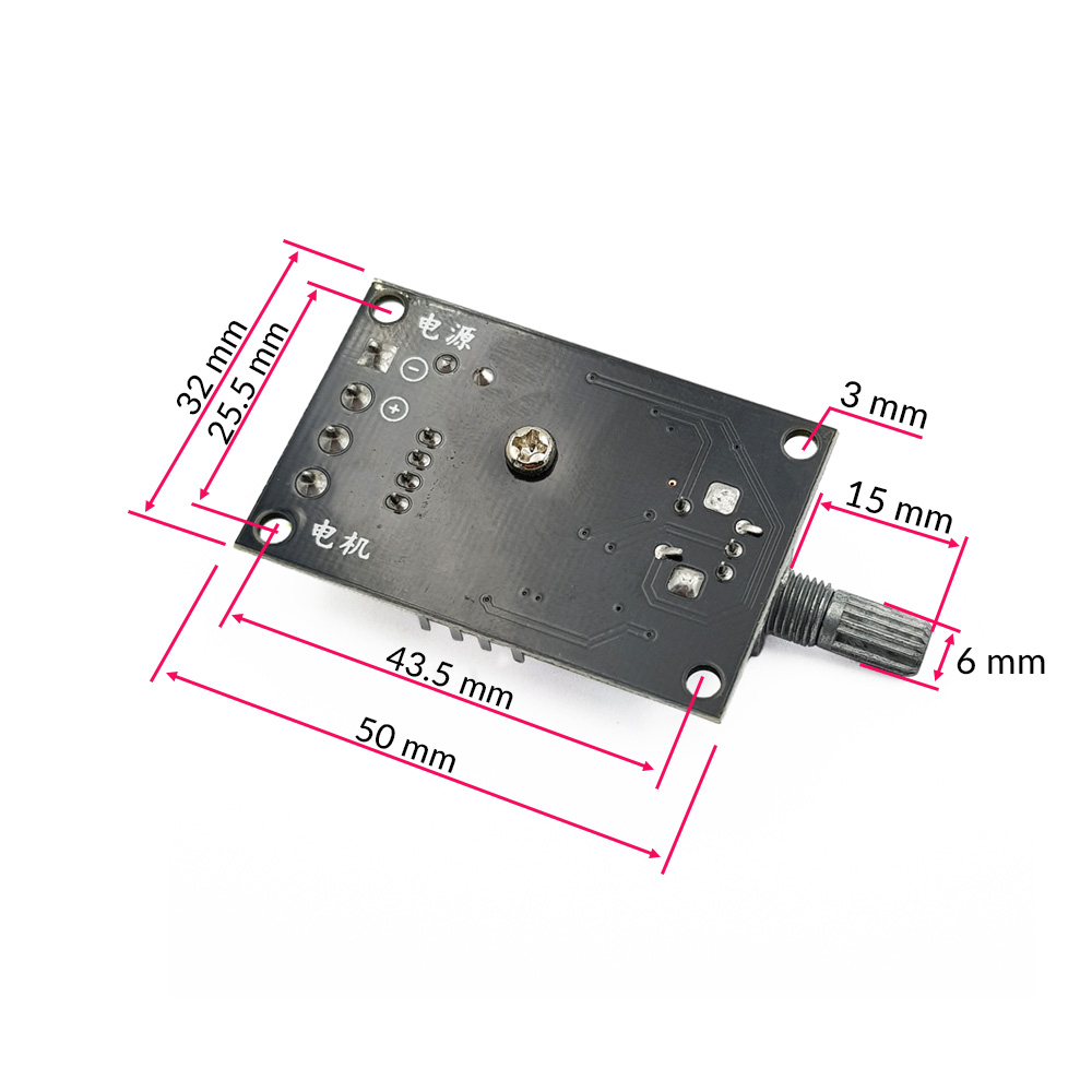 Mạch điều khiển tốc độ động cơ DC3A có đảo chiều