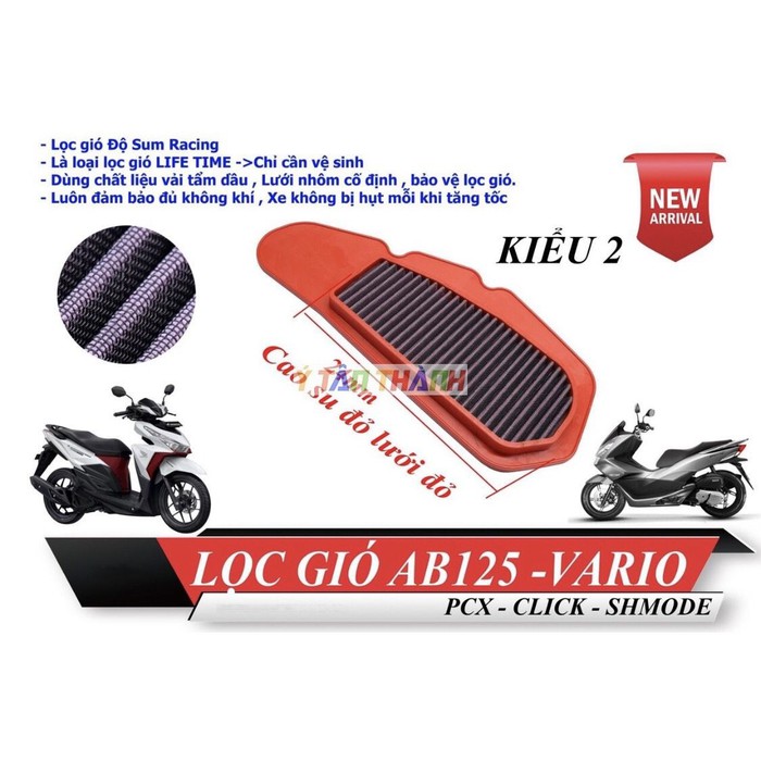 Lọc Gió Độ Vario Bmc