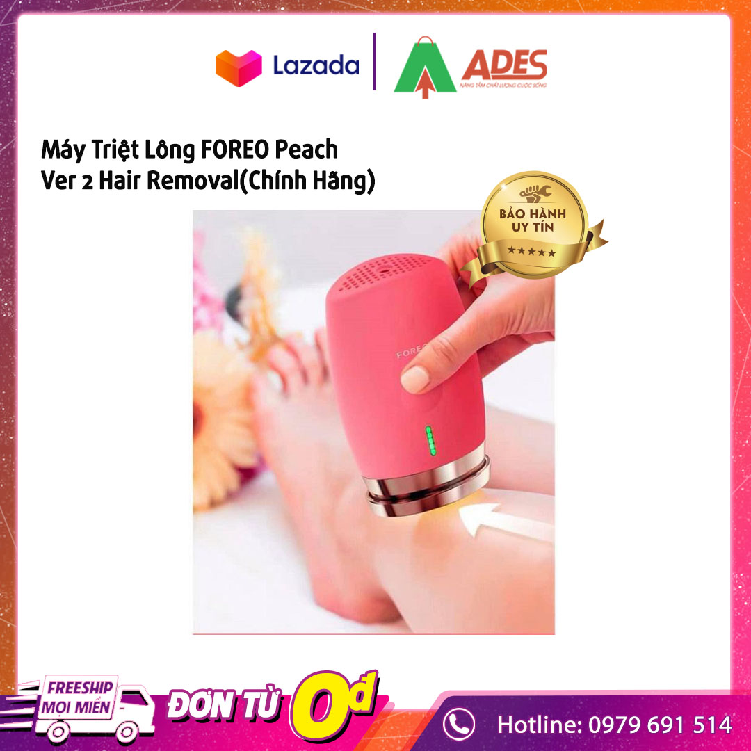[DEAL HOT] Máy Triệt Lông FOREO Peach Ver 2 Hair Removal