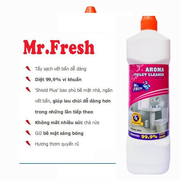 Tẩy toilet Mr.Fresh 1L cực mạnh