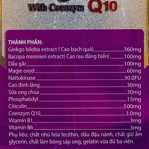 Ginkgo Natto With Coenzym Q10