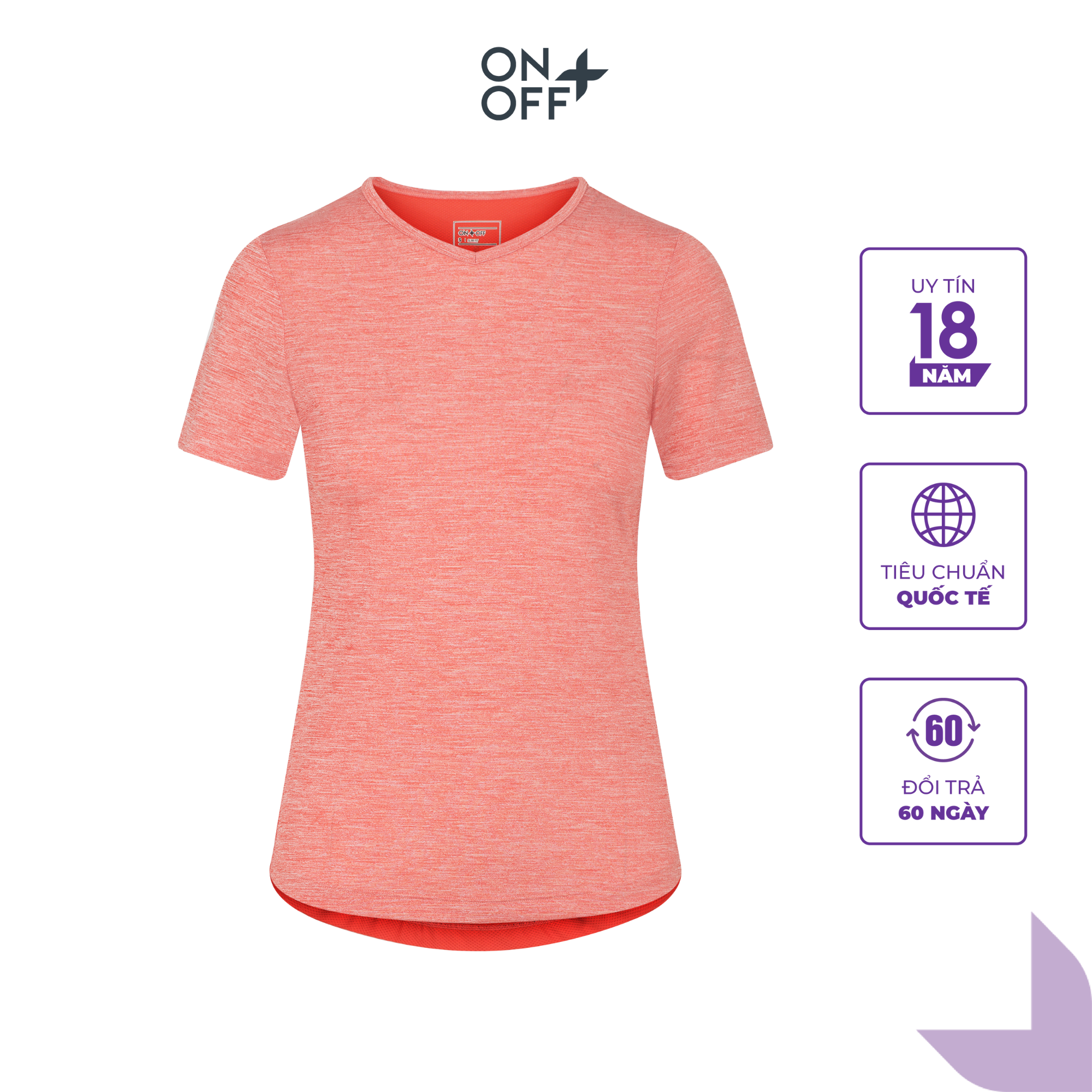 [OUTLET] Áo phông nữ cộc tay ONOFF TS17019