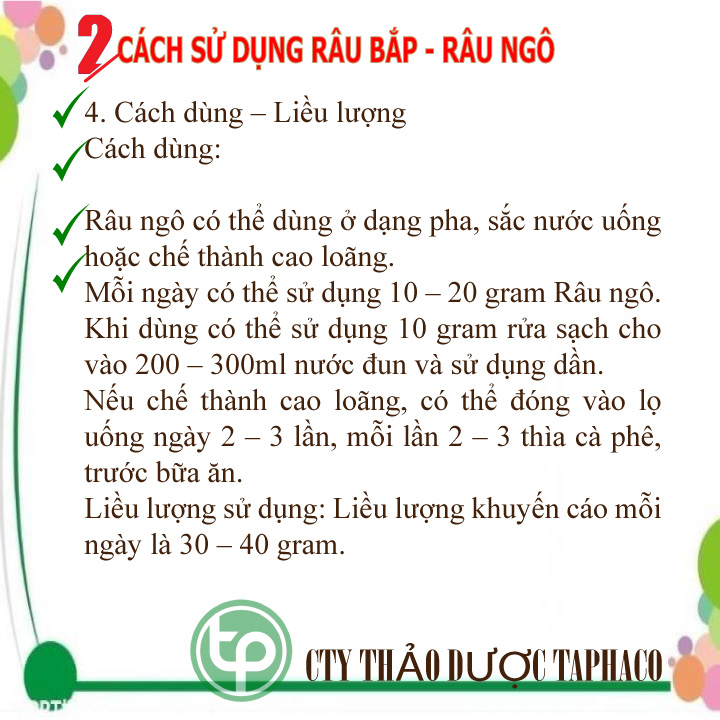 Râu bắp khô 500g - Thảo Dược Tấn Phát