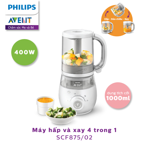 [HCM]Máy hấp và xay thức ăn Philips Avent SCF875.02