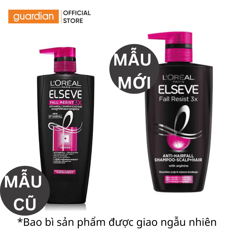 Dầu Gội Giúp Giảm Gãy Rụng Tóc L'Oréal Paris Elseve 3X 620ml