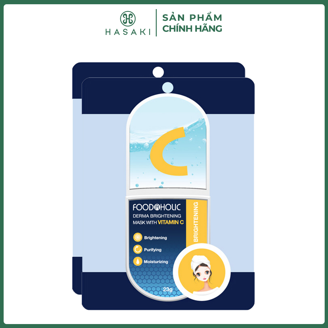Mặt nạ foodaholic derma mask 23g hasaki sản phẩm chính hãng