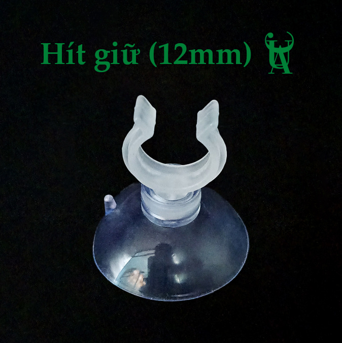 Hít kính bể cá giữ ống oxy, ống nước | Nút hít kính