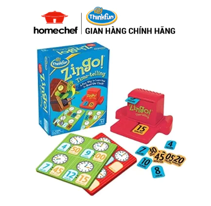 Bộ đồ chơi giáo dục thông minh Thinkfun đọc thời gian Zingo Time-telling 7705