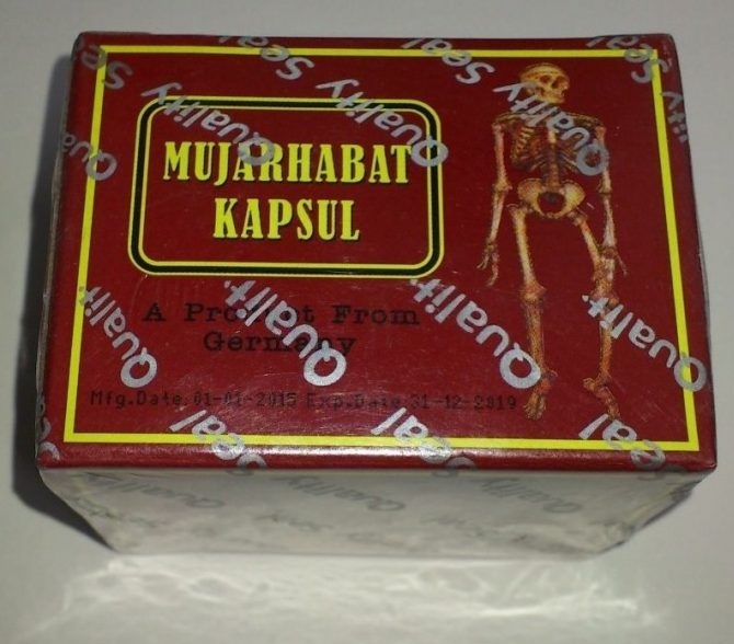 viên xuong khơp Mujarhabat Kapsul của Malaisia