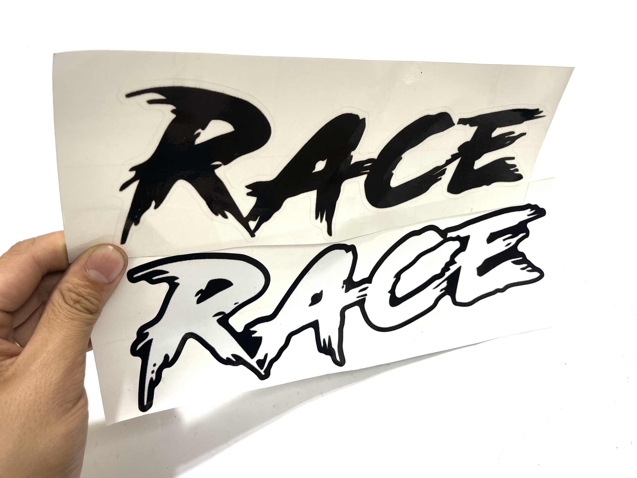 Tem RACE Cao Cấp 3 Lớp Dán Xe