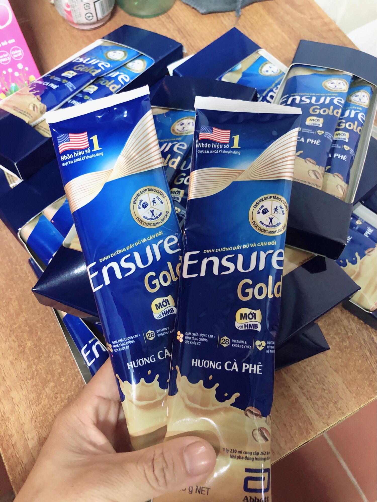 Combo 80 gói sữa Ensure gold 60.6gr