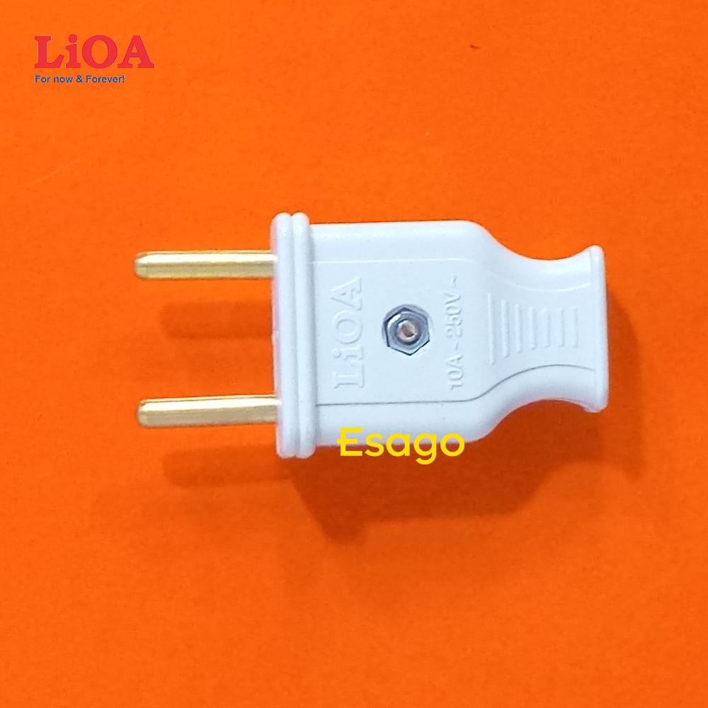 [HCM]Phích cắm điện LiOA 2 chân cắm tròn nhỏ Ø4