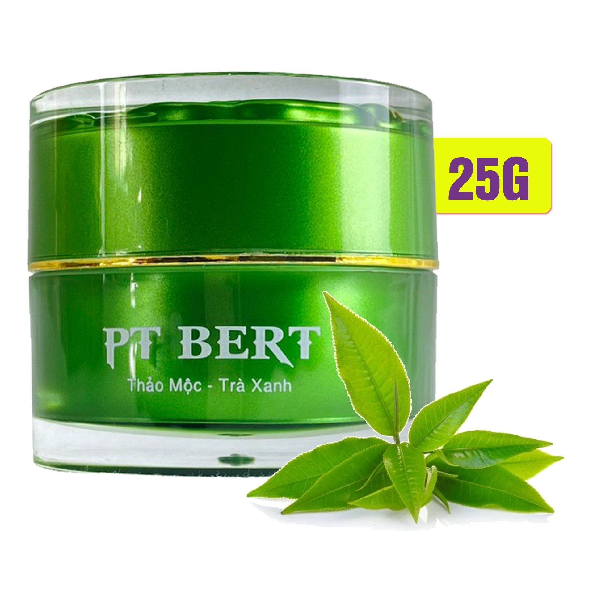 Kem mụn thảo mộc trà xanh pt. bert giảm mụn mờ thâm làm sáng da 10g - 30g