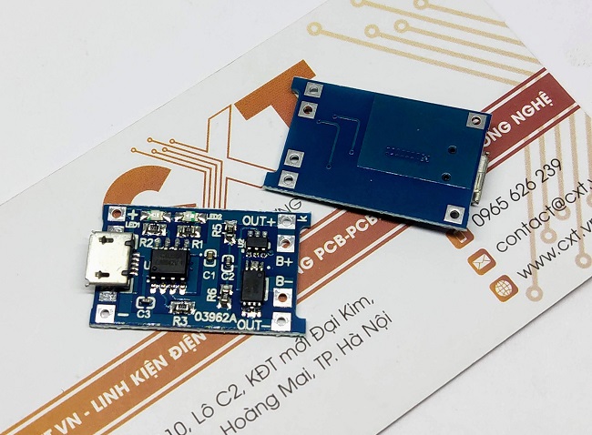 TP4056 circuit charging port Micro USB