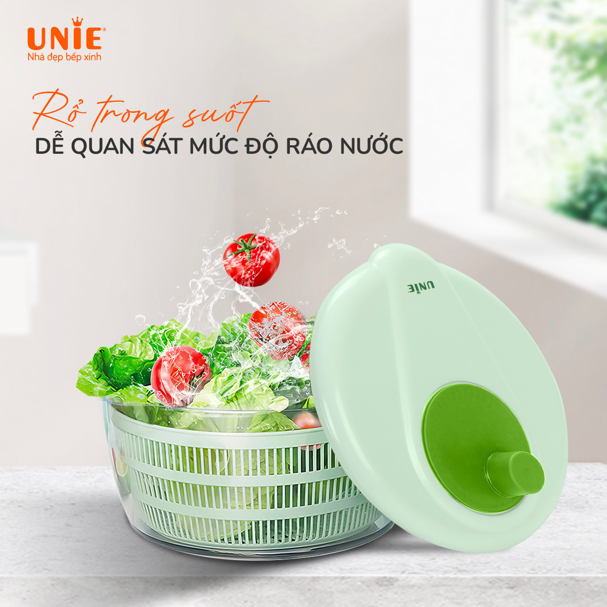 Rổ quay rau ly tâm Unie US5200