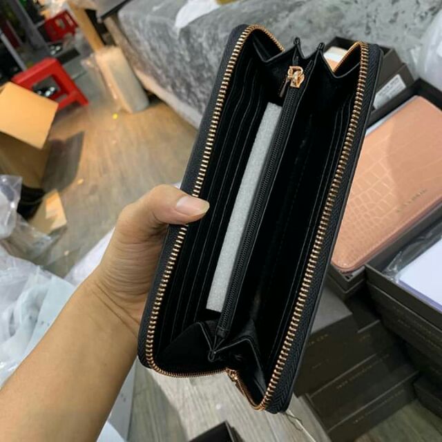 Ví Dài Cầm Tay CNK Full Tag Full Box, Whitebag