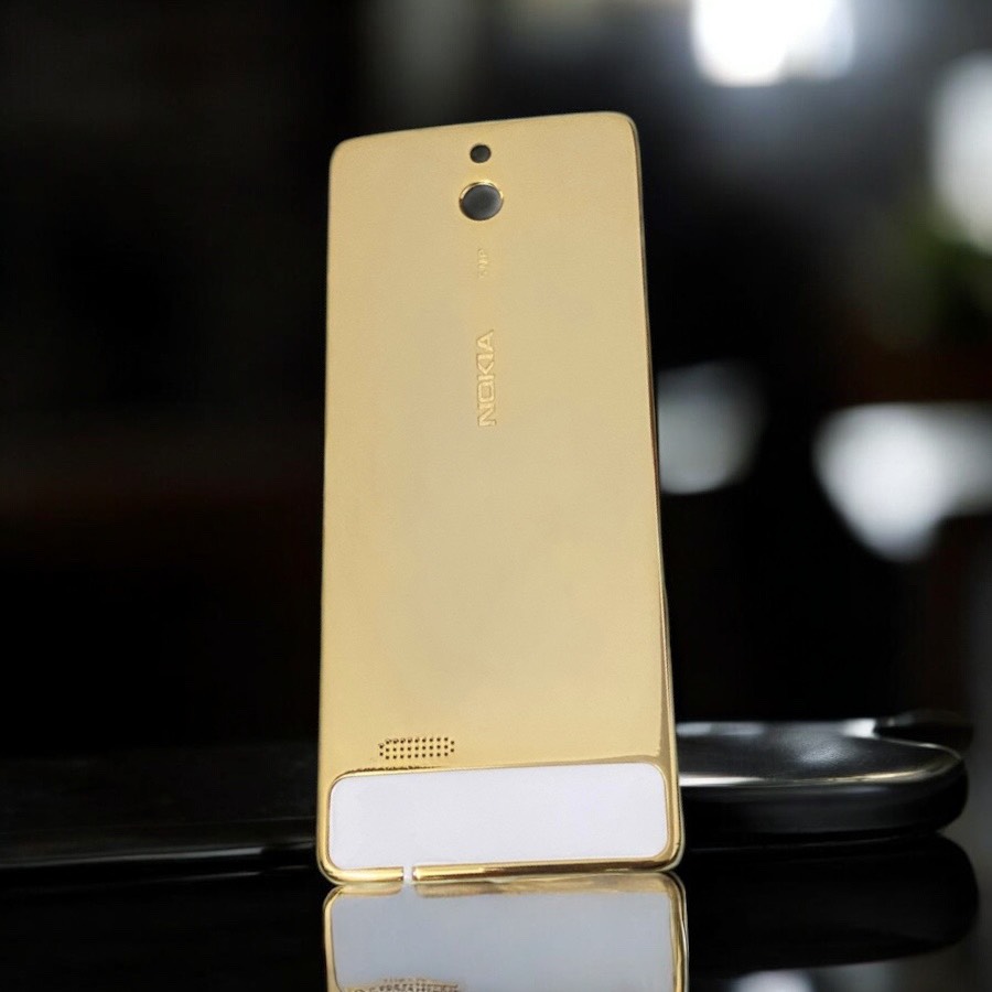 Vỏ Lưng Máy Nokia 515 Mạ Vàng 24k Nhiều Mẫu