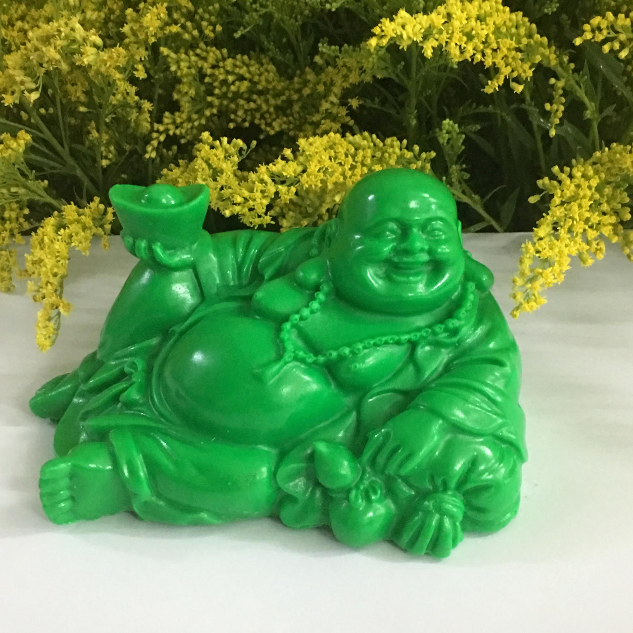 Tượng Phật Di Lặc màu xanh lá - Tượng Phật Di Lặc chỉ 98k