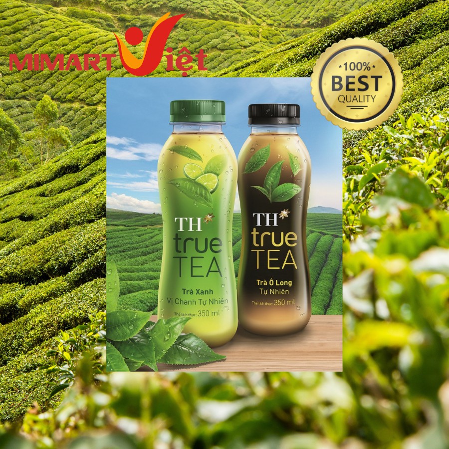 Trà tự nhiên th true tea chai 350ml