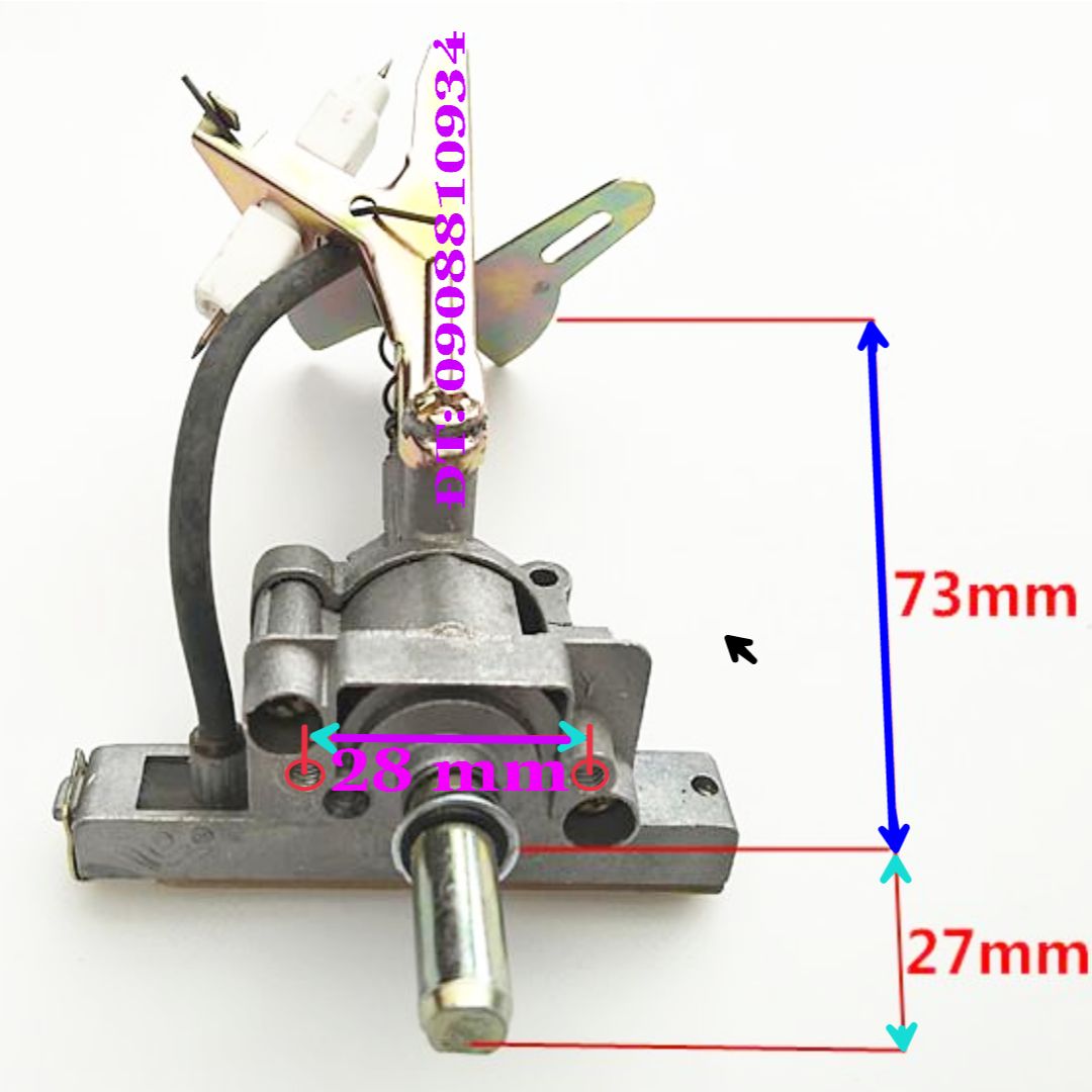 Đánh lửa bếp gas Magneto ,IC đánh mồi lửa bếp gas đơn, đôi +Kèm ốc, Ron- Hàng Chính Hãng