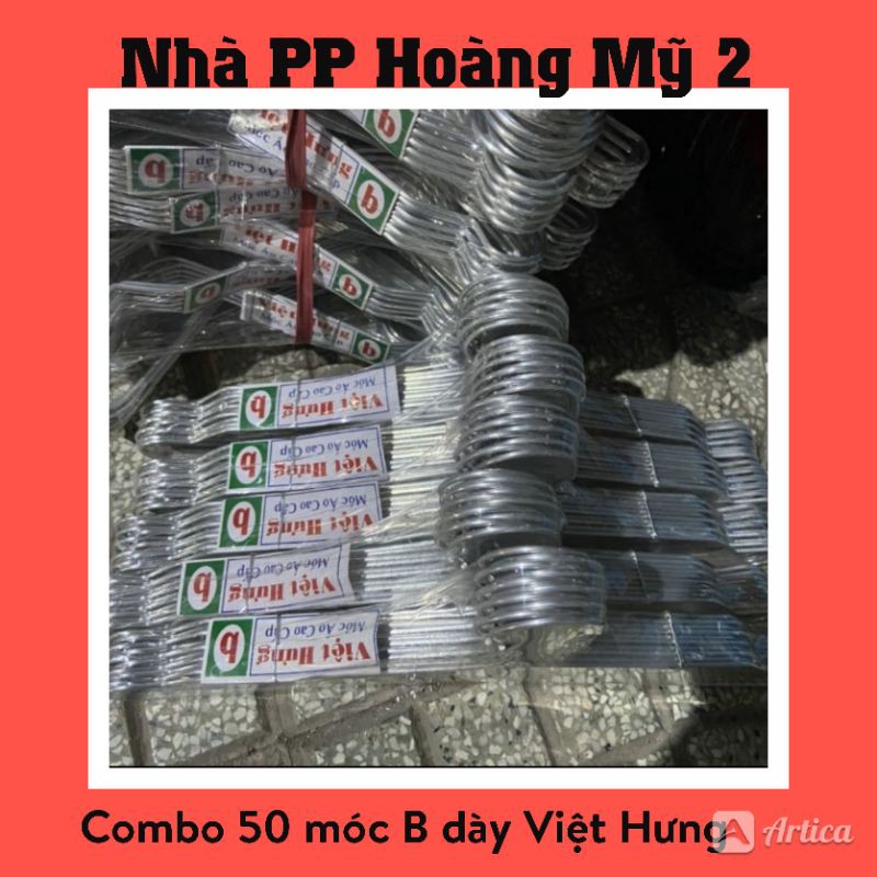 [HCM]Combo 50 Móc Người Lớn Loại B Dày Việt Hưng