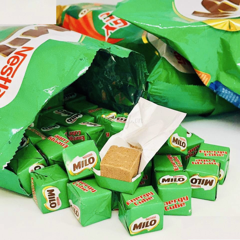 100 viên kẹo milo cube thái lan túi 275gram
