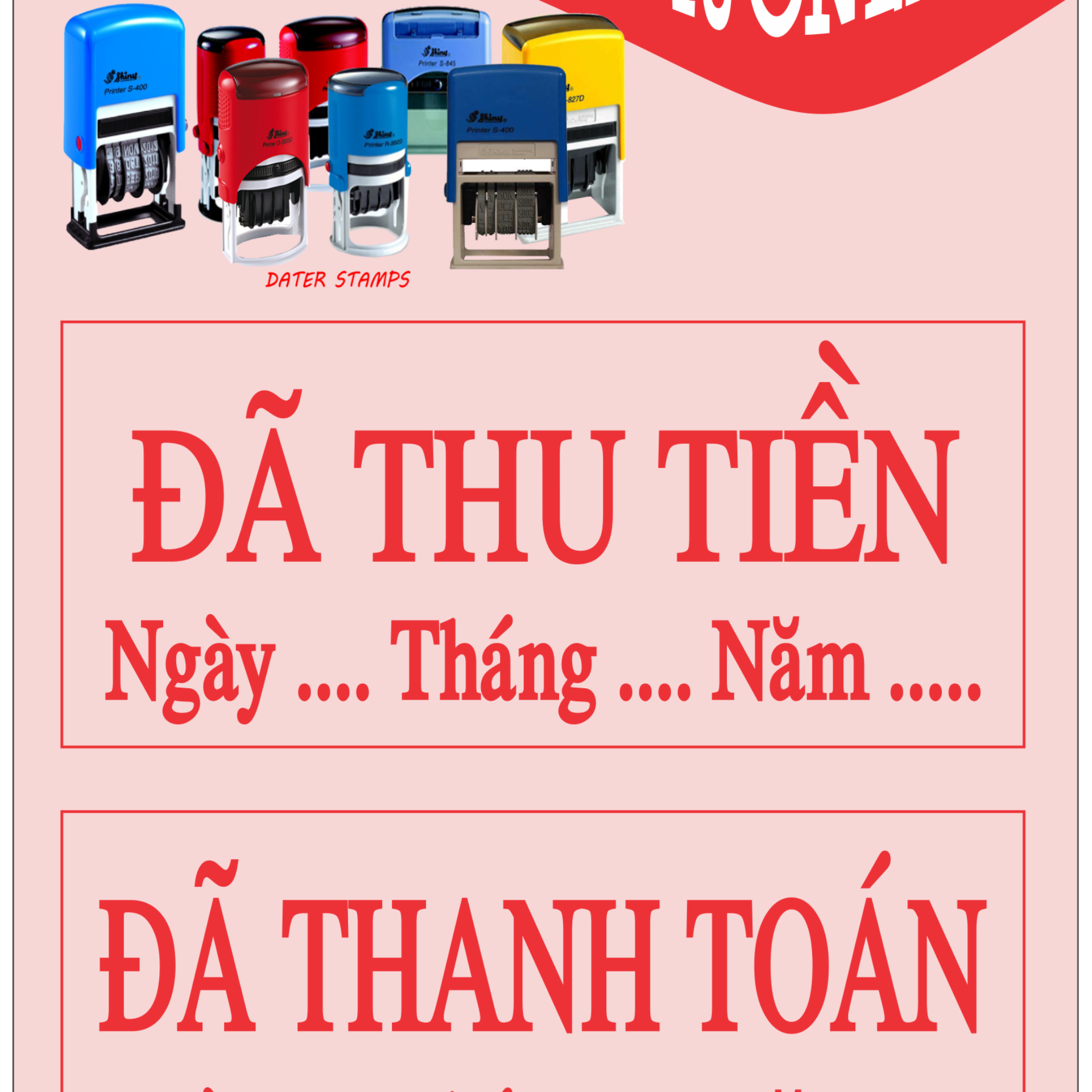 CON DẤU SHINY ĐÃ THANH TOÁN