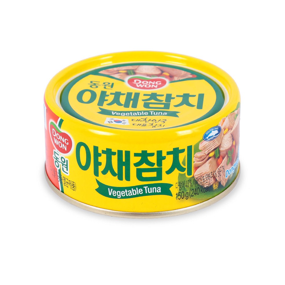 Cá ngừ đóng hộp trộn rau củ dongwon 100g