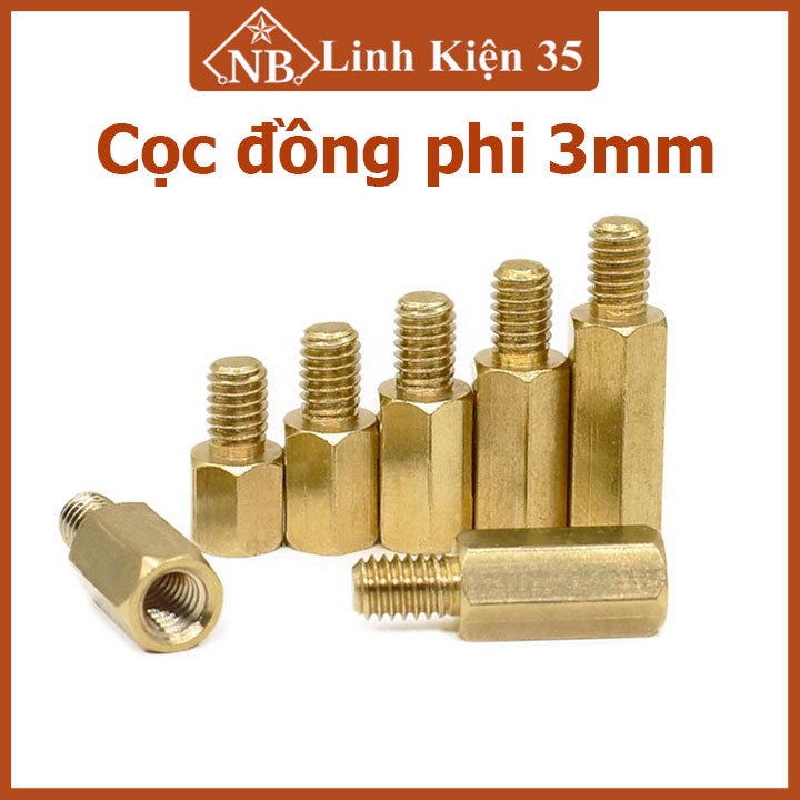 Cọc đồng phi 3mm loại xịn cực sáng bóng và đẹp