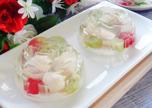 [HCM]Bột Rau Câu trái dừa Singapore Jelly Thiên Ý - 12 gói/Hộp
