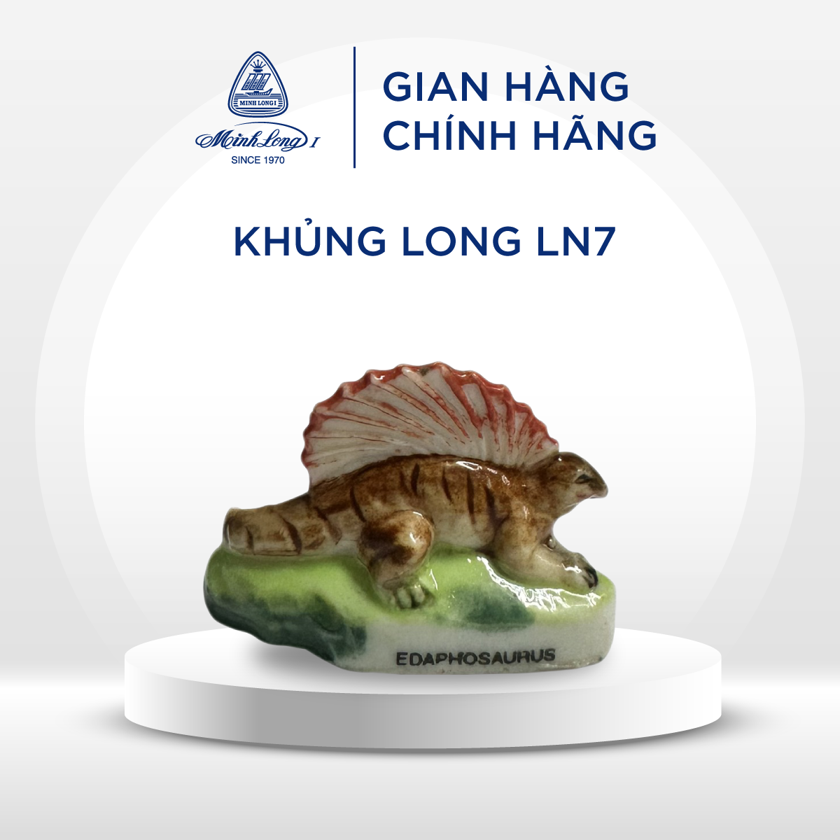 [GIÁ ƯU ĐÃI] Tượng Sứ Minh Long - Khủng Long - Lưu Niệm
