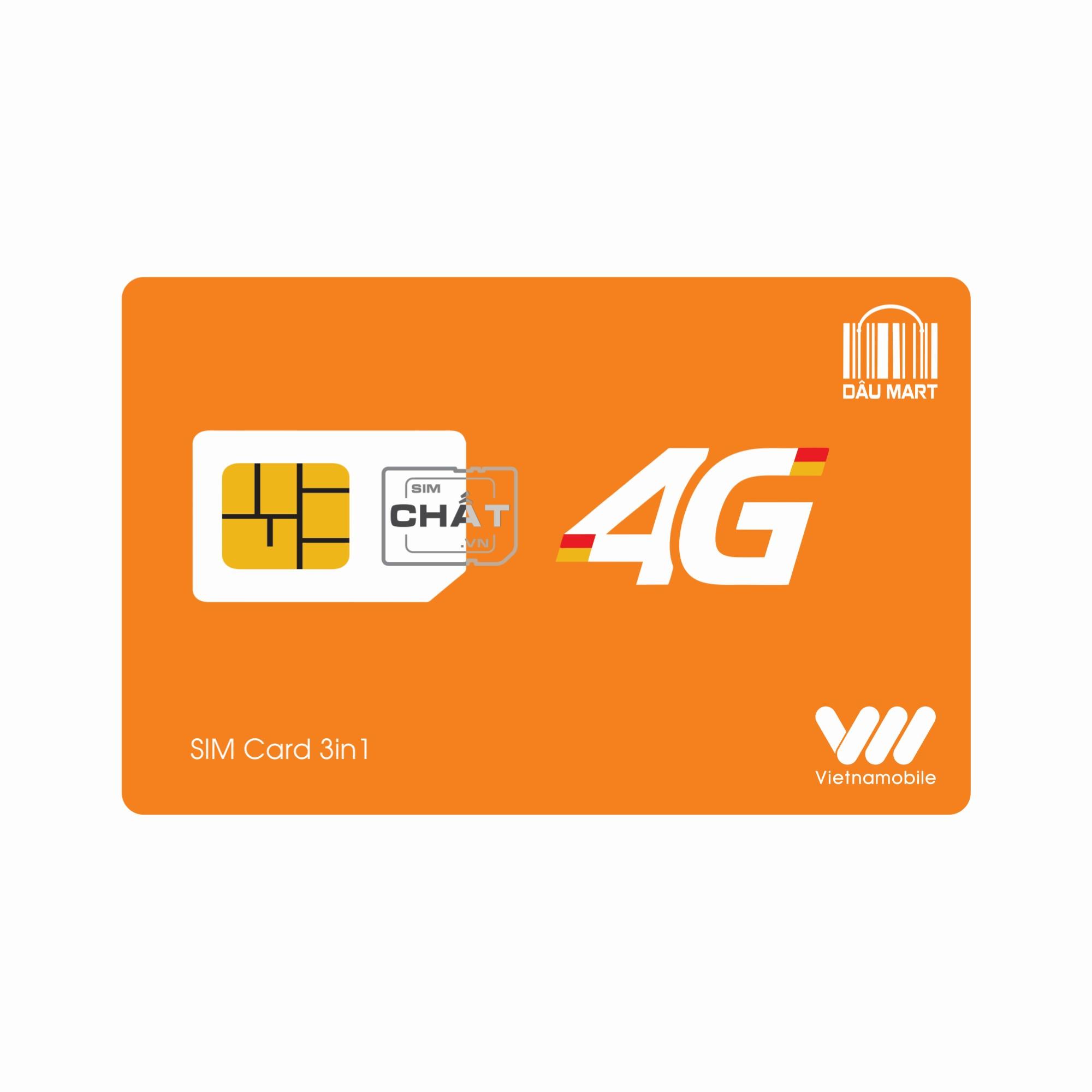 [HCM]SIÊU THÁNH SIM Vietnamobile Free 120GB/Tháng