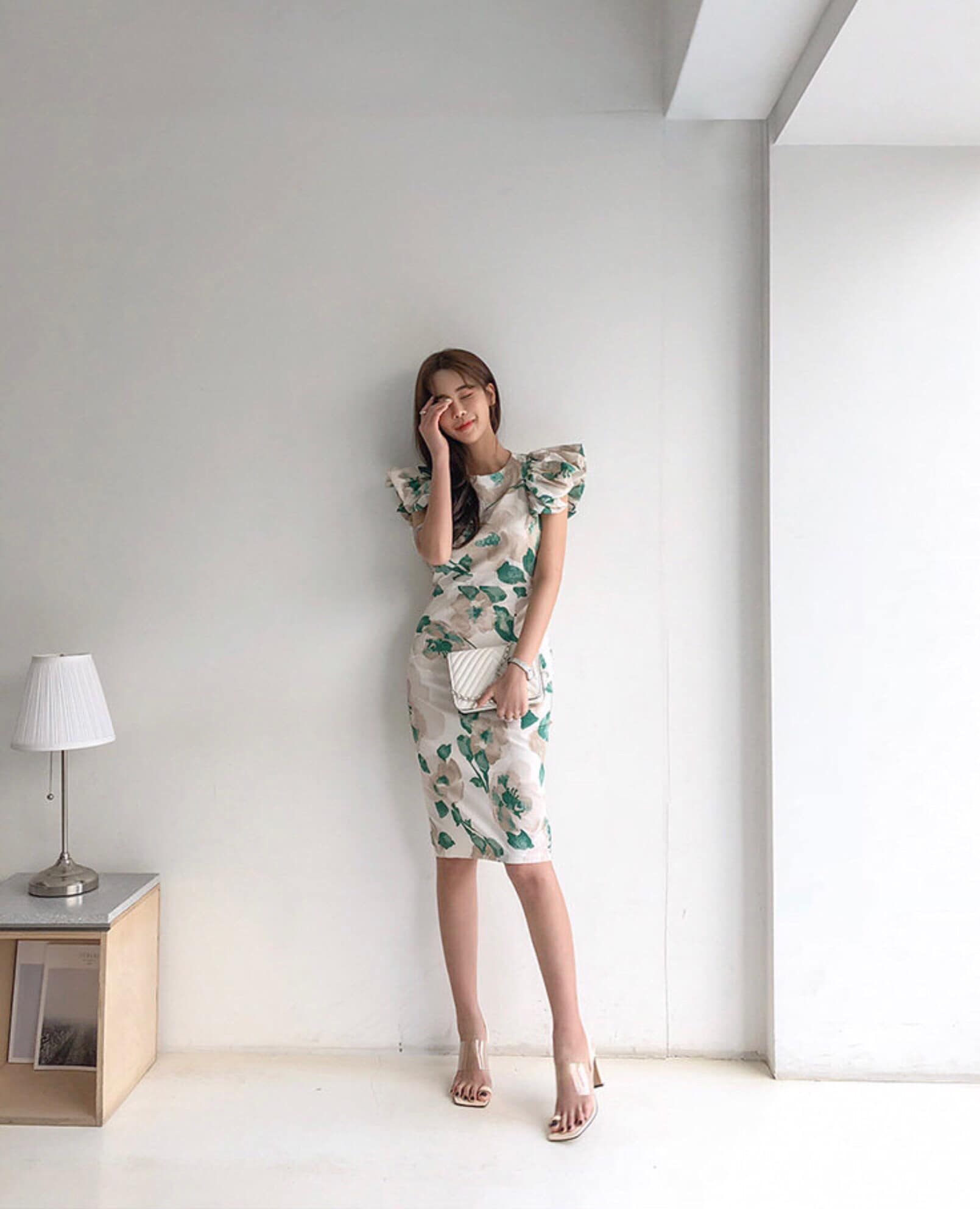 [DADS27] Đầm Body Hoa Văn