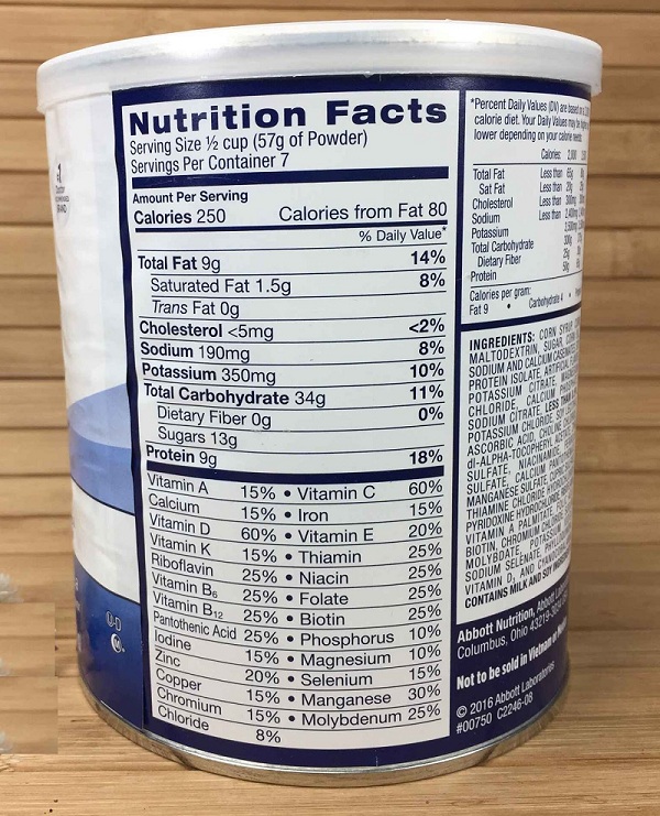 [Date 2023] Sữa bột Ensure Original Nutrition Powder 397g Mỹ
