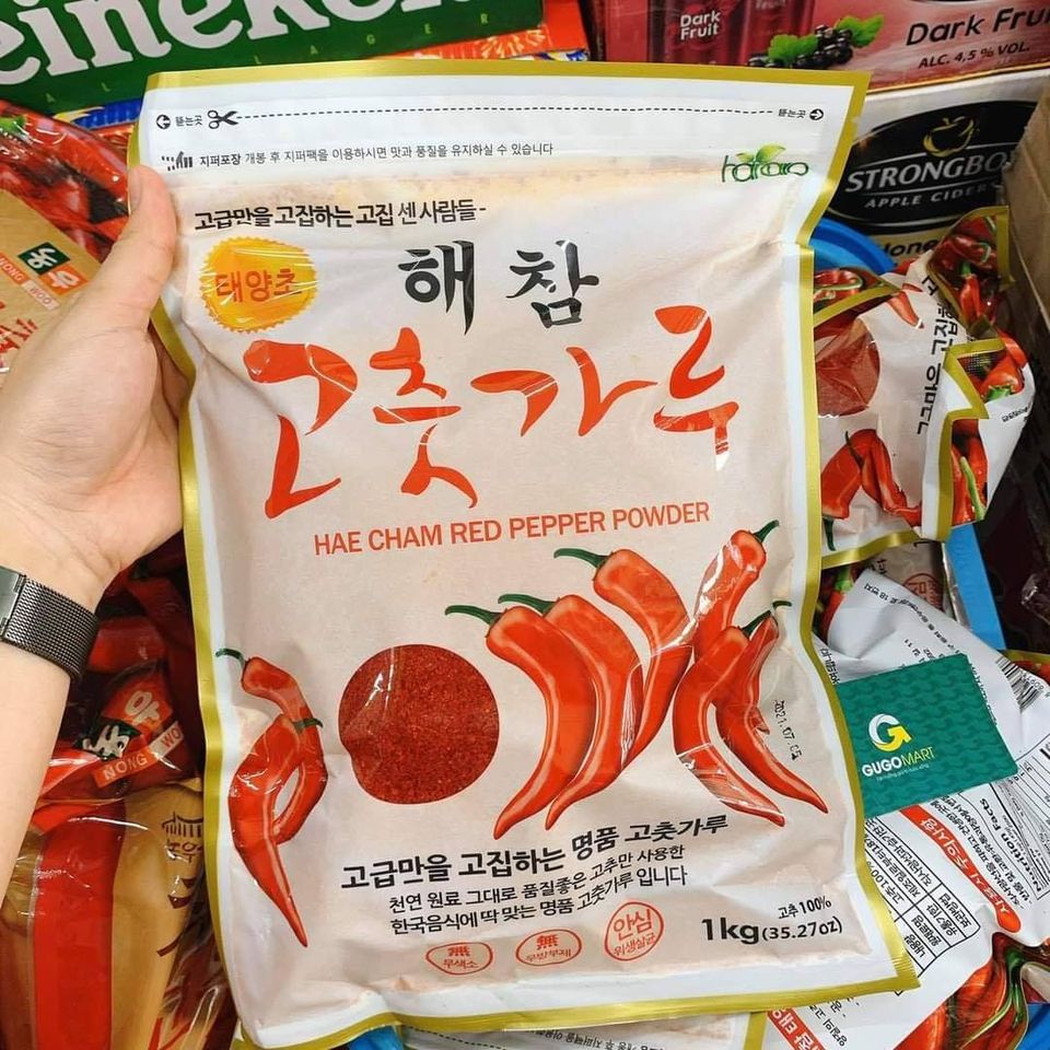 ỚT BỘT HÀN QUỐC LOẠI 1 Kg - Haecham ( Loại Đặc Biệt) vẩy cánh
