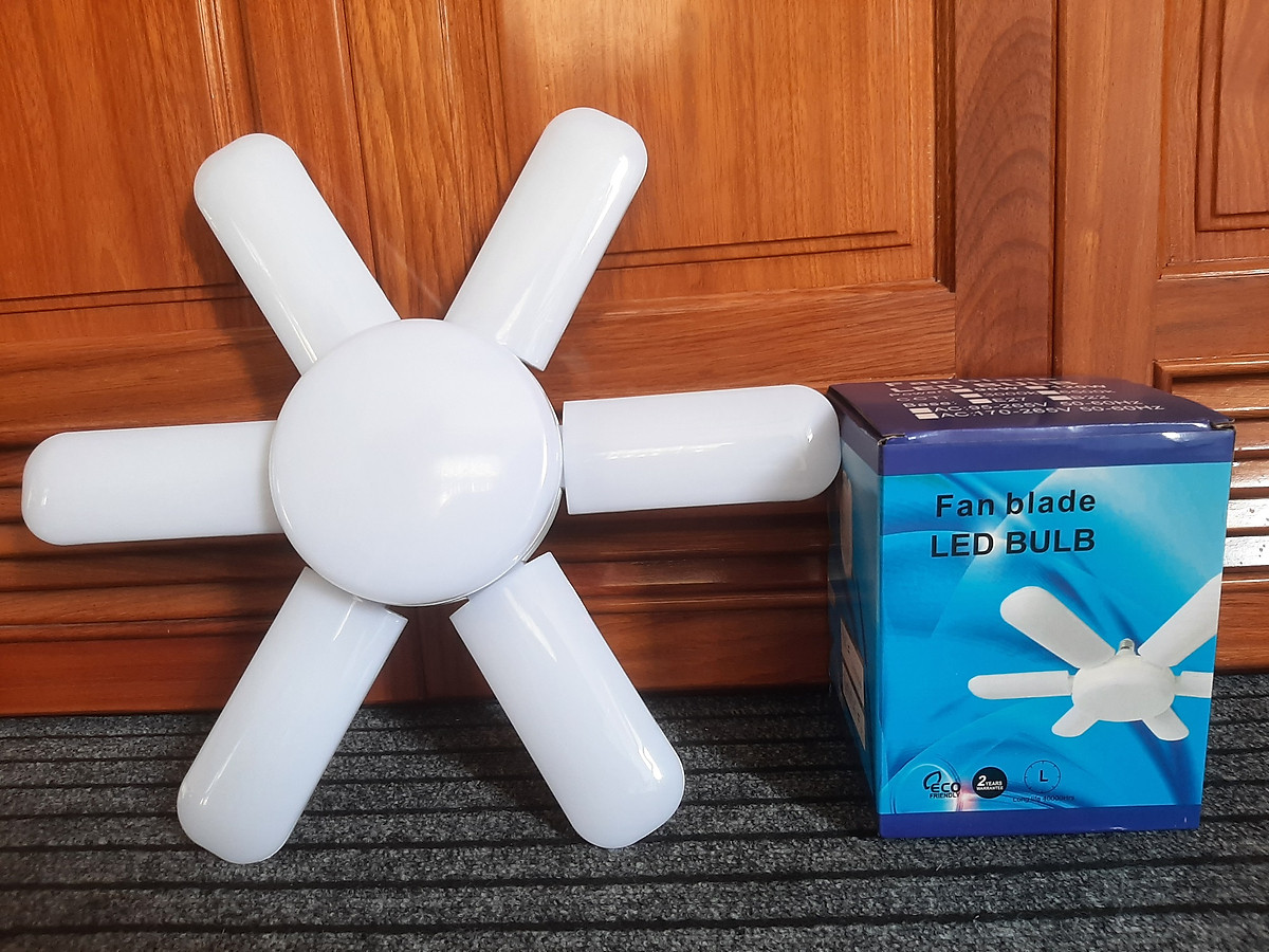 Bóng đèn led hình cánh quạt siêu sáng, 3 cánh /4 cánh / 5 cánh / 6 cánh