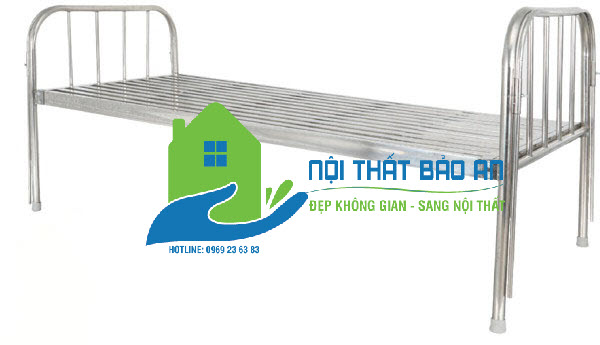 Giường y tế 9 tấc không cần quay không bánh xe - Nội Thất Bảo An
