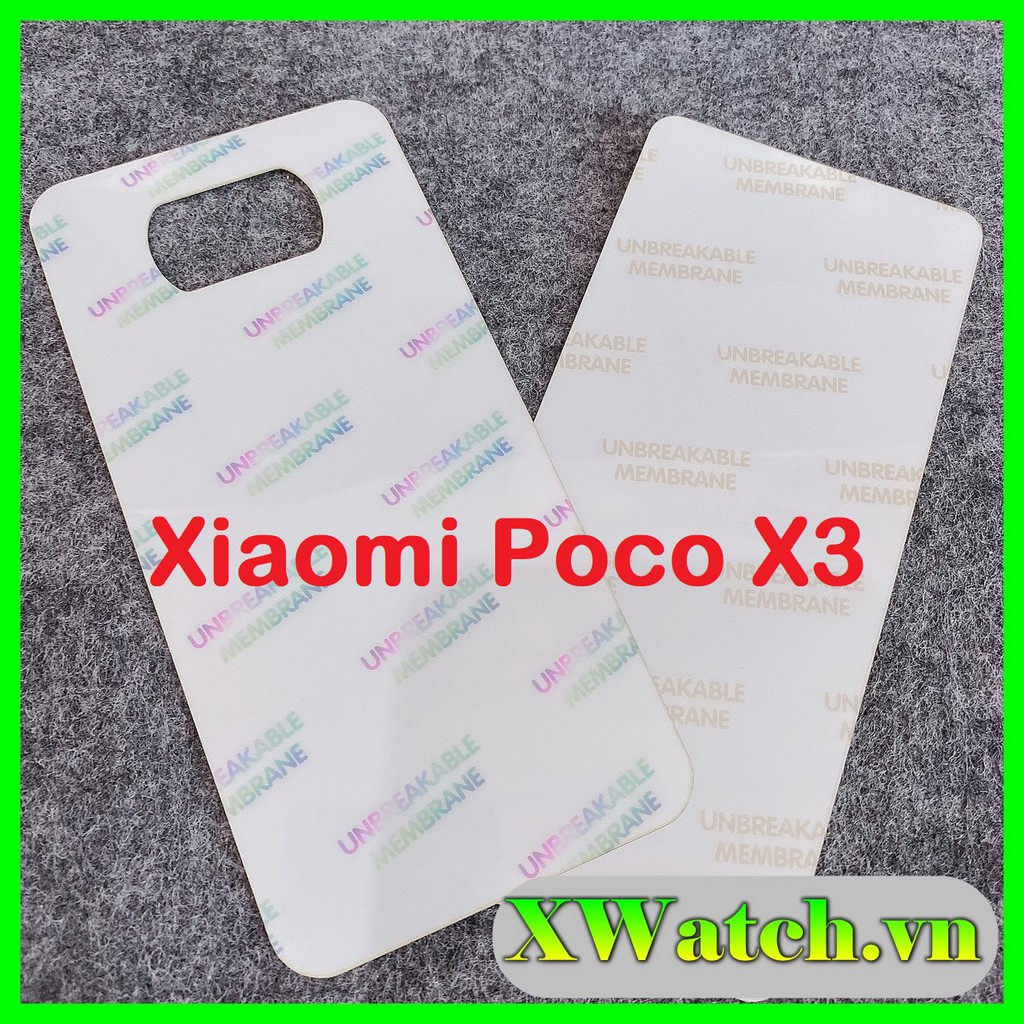 Miếng dán ppf xiaomi poco x3 nfc / poco x3 pro / poco m3 phục hồi trầy xước