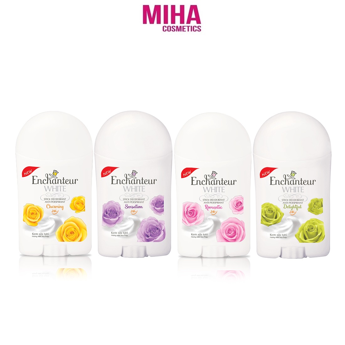 Lăn Sáp Khử Mùi Nữ Enchanteur 40g