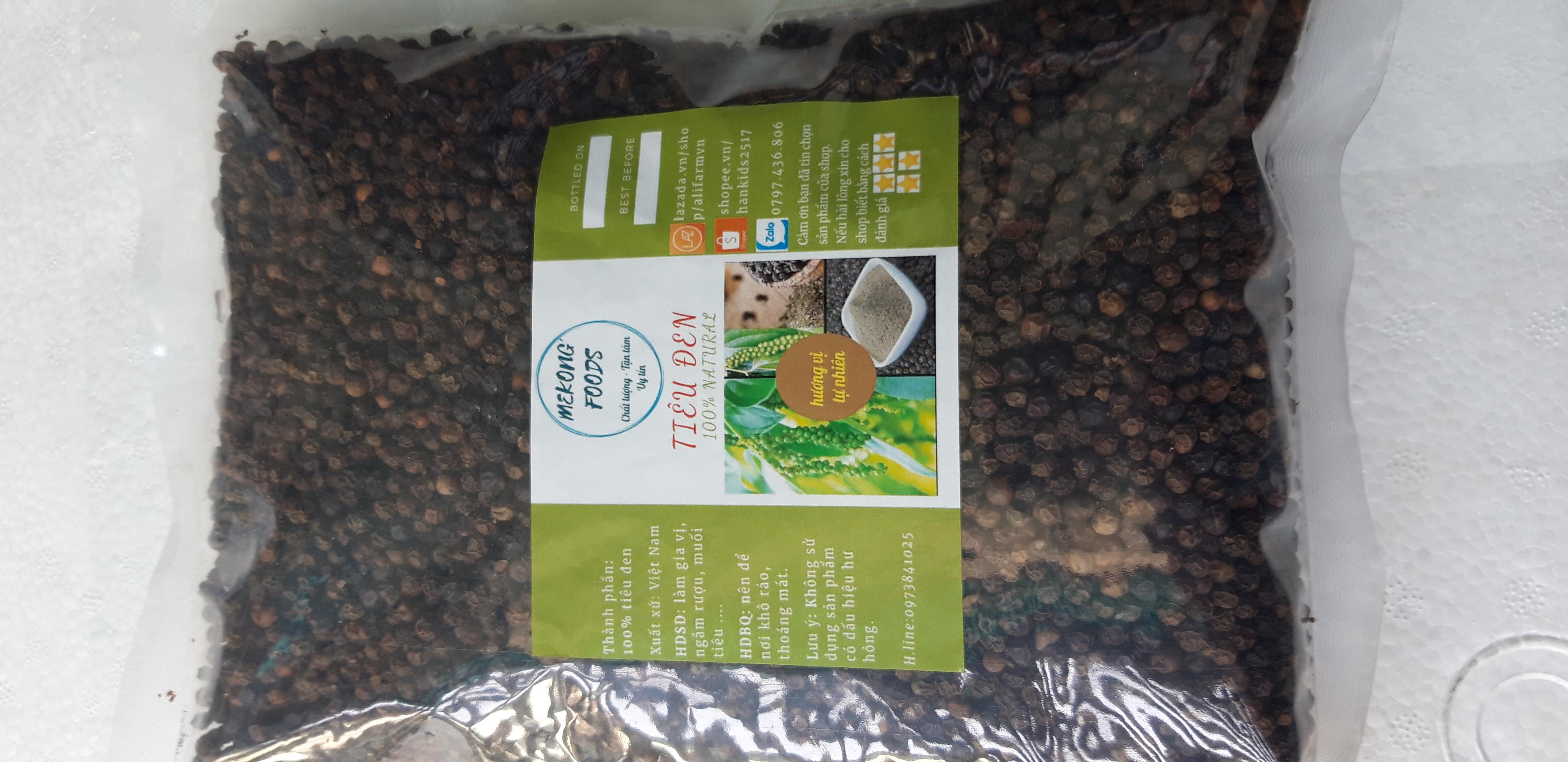 200gr tiêu Hạt Đaklac