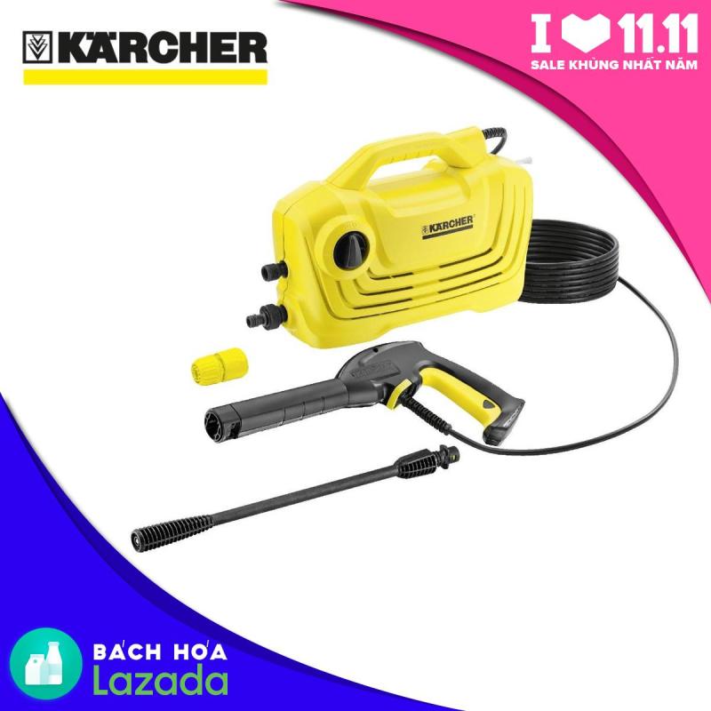 Máy phun rửa áp lực cao Karcher K 2 CLASSIC - Tặng Bộ đầu chà & bình xịt
