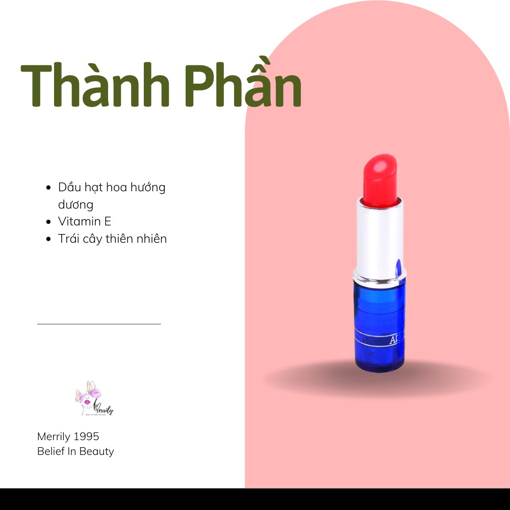 Combo 2 Cây Son dưỡng VitaminE Aron Thái Lan