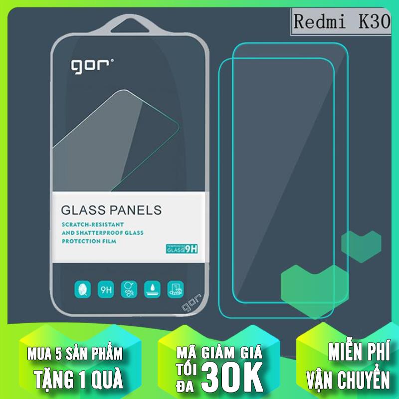 Bộ 2 miếng kính cường lực Gor cho Xiaomi Poco phone X3/ Redmi K30 - K30 Pro - K30 Ultra / Poco Phone F2 Pro - F2  /  Redmi Note 9S - Note 9 Pro - Full Box