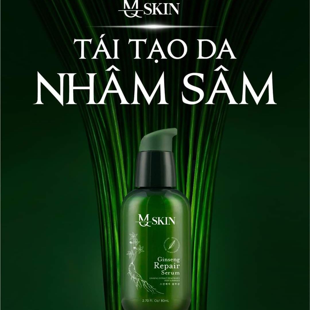 SERUM TÁI TẠO DA NHÂN SÂM MQ SKIN [ xóa mụn nám tàn nhang sẹo rổ ] (80ml)