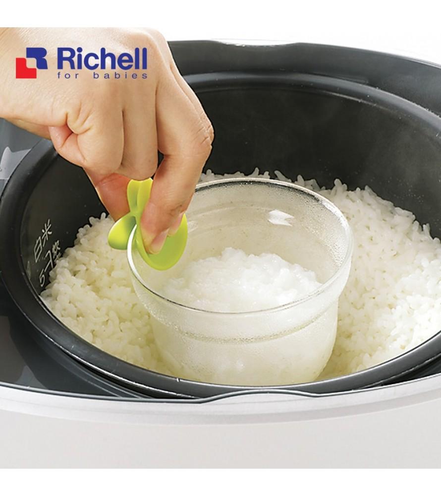 Cốc nấu cháo trong nồi cơm điện Richell