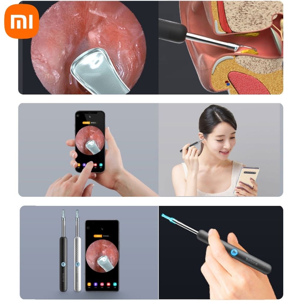 Tools remove ear wax endoscope Xiaomi bebird R1 tools remove ear wax machine suction earwax self động intelligent machine remove ear wax Xiaomi bebird R1 integrated portable endoscope 3.0 MPX tracking via app machine remove ear wax Xiaomi bebird R1