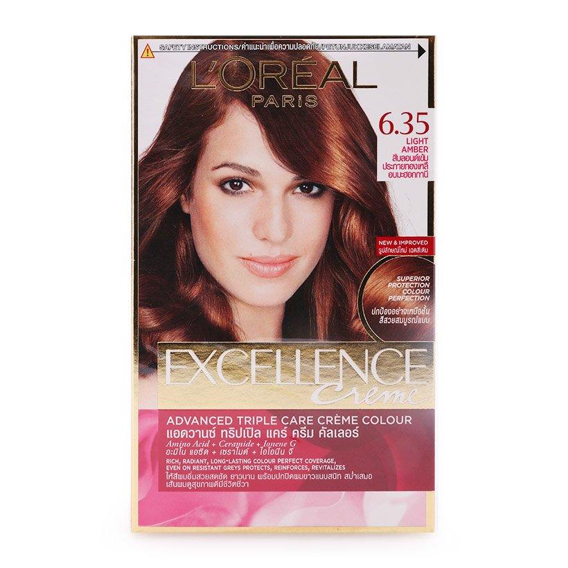 Thuốc Nhuộm Tóc Phủ Bạc L’Oreal Excellence Crème 6.35