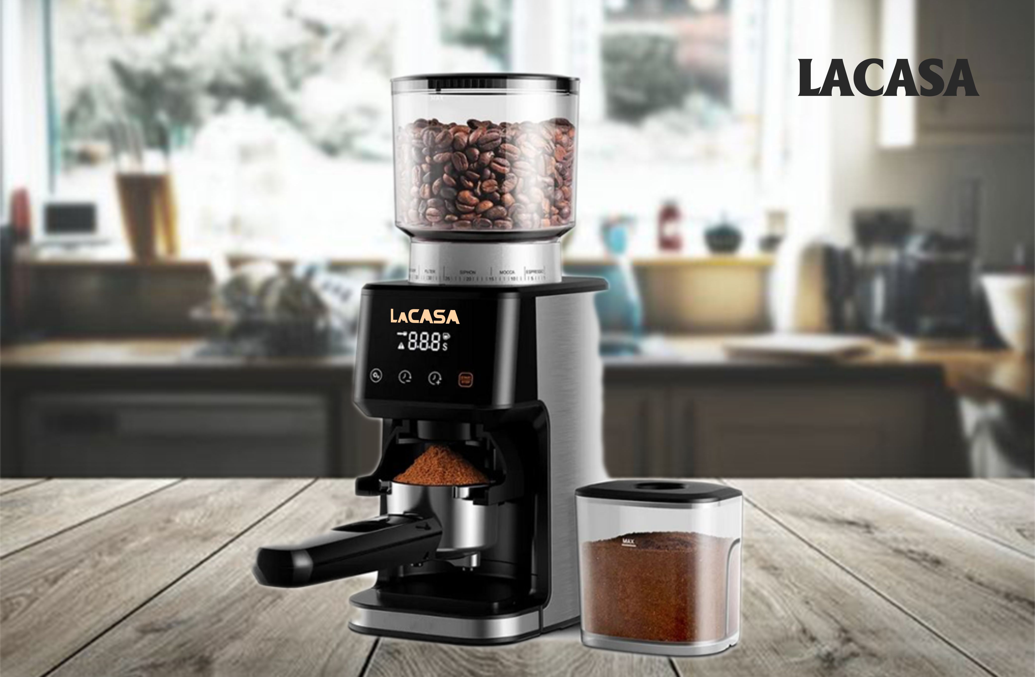 Máy xay cà phê espresso LaCasa LC 18