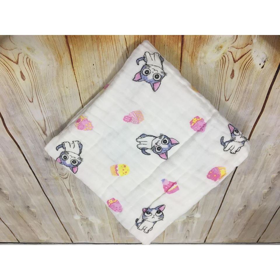 Khăn xô tắm 6 lớp cho bé